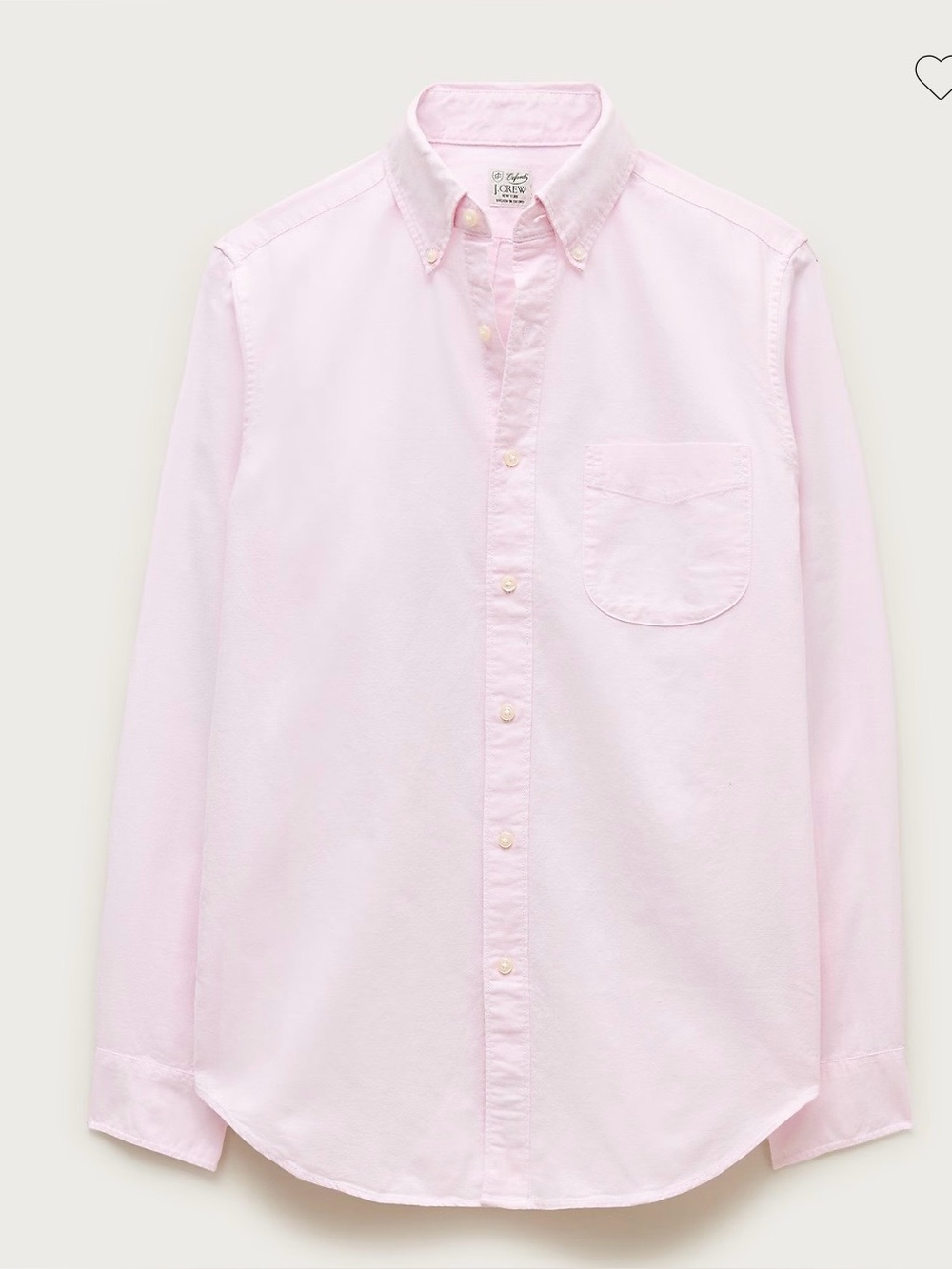 J. Crew Broken-in organic cotton oxford shirt